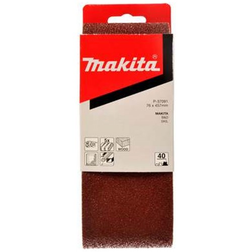 MAKITA P-37166 brusné pásy 457x76mm 3ks K40/80/120